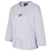 Nike Sportswear 3/4-sleeve Top - Girls' Purple Chalk / Wild Berry / Wild Berry L