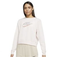 Nike Sportswear Easy Fleece Crew - Women's S Light Soft Pink/Crimson Bliss