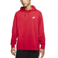 Nike Sportswear Club Pullover Hoodie - Men's XXL University Red / White