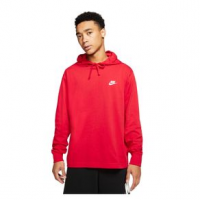 Nike Sportswear Club Pullover Hoodie - Men's XL University Red/White