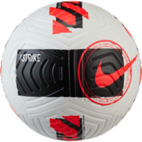 Nike Pitch Training Soccer Ball White / Black / Bright Crimson 5