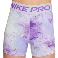 Nike Pro Tie-dye 3" Shorts - Girls' Blue Berry Barf XS