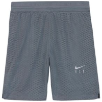 Nike Dri-FIT Fly Essentials Training Short - Girls' Smoke Grey / White L