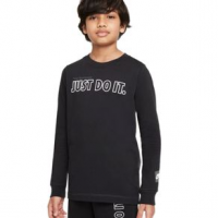 Nike Long-sleeve T-shirt - Boys' XS Black