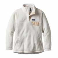 Patagonia Re-Tool Snap-T Pullover - Girls' M Raw Linen - White X-Dye