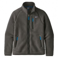 Patagonia Retro Pile Fleece Jacket - Boys' XL Forge Grey