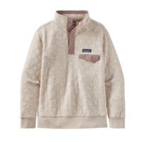Patagonia Organic Cotton Quilt Snap-T Pullover - Girls' XS Dyno White w/Hazy Purple