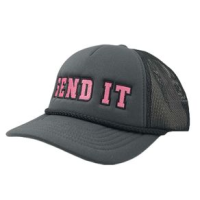 Richardson Hats Low Pro Foamie Trucker Hat Charcoal / Black / Pink One Size