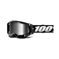 100% Racecraft2 Goggle One Size Black / Mirror Silver Lens