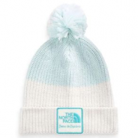 The North Face Heritage Beanie - Kids' One Size Gardenia White / Ice Blue
