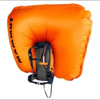 Mammut Light Removable Airbag 3.0 Pack 28 L Black-Vibrant Orange