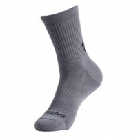 Specialized Cotton Tall Sock - Unisex M Smoke