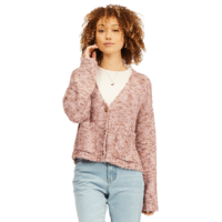Billabong Catch Up Cardigan Sweater - Women's Lit Up Lilac S