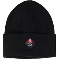 Coal Omak Mountain Patch Cuff Beanie Hat One Size Black