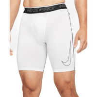 Nike Pro Dri-FIT Long Short - Men's XXL White / Black / Black