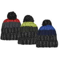 Grand Sierra Marled Chunky Stripe Cuff Hat - Boys' ASSORTED One Size