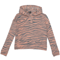 Billabong Wild Times Thermal Pullover Hoodie - Girls' Bronze L