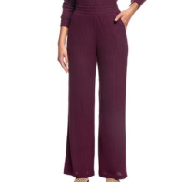 Roxy Comfy Place Cozy Ribbed Pants - Women's Fig S Regular