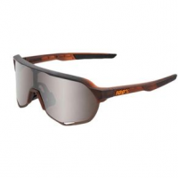 100% S2 Hiper Sunglasses One Size Matte Translucent Brown Fade / Hiper Silver Mirror Lens
