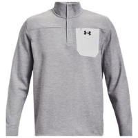 Under Armour Specialist Grid Henley Jacket - Men's Halo Gray / Black S