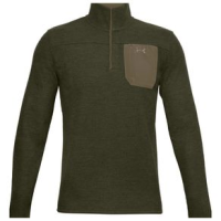 Under Armour Specialist Grid Henley Jacket - Men's Marine Olive Drab Green Bayou S
