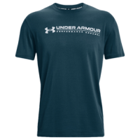 Under Armour Signature Vortex Heavyweight Short Sleeve - Men's Blue Note / Mod Gray S
