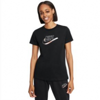 Nike Sportswear Futura Short Sleeve T-Shirt - Women's S Black