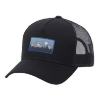tentree Mountain Patch Altitude Hat Meteorite Black One Size