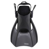 U.S. Divers Trek Fin w/ Travel Carry Bag Titanium M