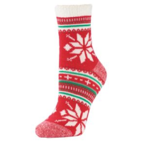 Sofsole Snowflake Stripe Sock - Women's STR/RE One Size