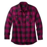 Outdoor Research Feedback Flannel Shirt - Women's Poppy Plaid XS