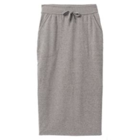 prAna Cozy Up Midi Skirt - Women's Heather Grey XS