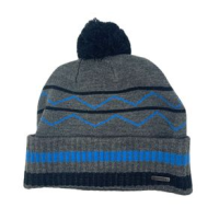 Chaos Navarez Toque Beanie Grey / Blue Strips One Size