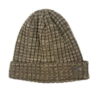 Chaos Bass Knit Beanie - Men's Beige One Size