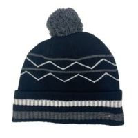 Chaos Navarez Toque Beanie Black / White / Grey Stripes One Size