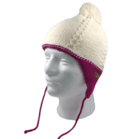 Chaos Aardvark Knit Beanie - Girls' Pink / Cream One Size