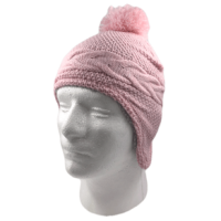 Chaos Aardvark Knit Beanie - Girls' Pink / Grey One Size