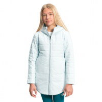 The North Face Reversible Mossbud Swirl Parka - Girls' S Ice Blue