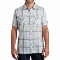 Kuhl Konquer Short-Sleeve Shirt - Men's L Glacier Blue