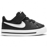 Nike Court Legacy Shoe - Toddler 8C Black / White / Gum Light Brown Regular