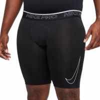 Nike Pro Dri-FIT Long Short - Men's XXL Black/White