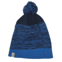 Chaos Beanie With Pom - Men's Light Blue / Navy One Size