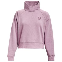 Under Armour Rival Fleece Wrap Neck - Women's Mauve Pink / Ash Plum M