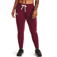 Under Armour Rival Fleece Joggers- Women's League Red / White M