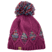 Chaos Aardvark Knit Beanie w/ Pom Raspberry One Size