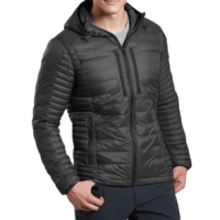 KUHL Spyfire Hooded Down Jacket - Men's Blackout M