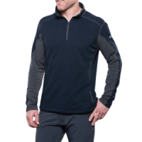 KUHL Revel 1/4 Zip Fleece - Men's Mutiny Blue / Steel M