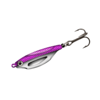 13 Fishing Flash Bang Jigging Rattle Spoon Lure Tickle Me Pink 3/8 oz 1-1/2"