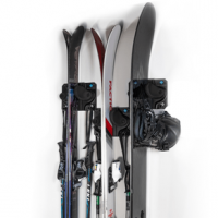 Gravity Grabber The Ultimate Ski + Snowboard Rack - 3 Pack 3 Pack Black