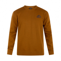 Hurley Everett Summer Crew Sweatshirt - Men's S Ale Brown